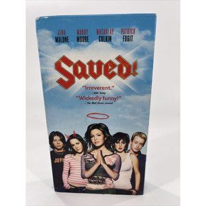 SAVED! VHS RARE MANDY MOORE MACAULAY CULKIN 2004 TEEN COMEDY